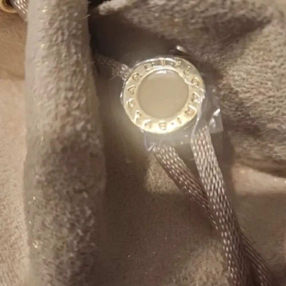 Bvlgari Cream Drawstring Bag